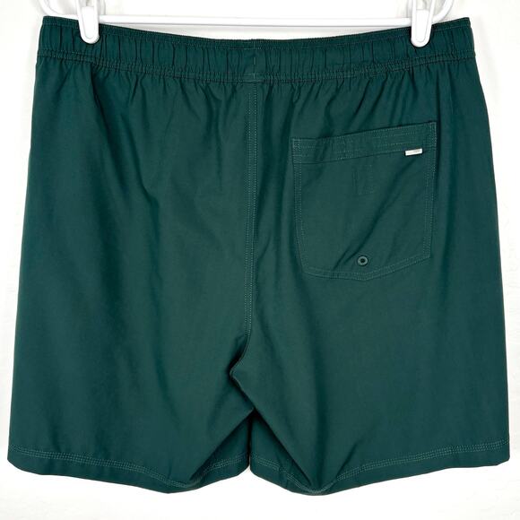 Vuori Men's Dark Green Athletic Shorts - Picture 4 of 13